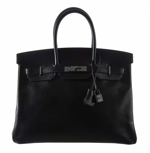 Very Rare and wanted Hermès Birkin 30 SO BLACK handbag full set