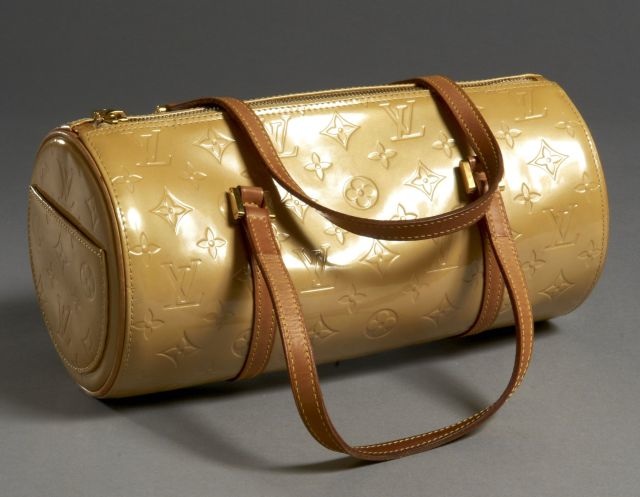 Louis Vuitton Gold Miroir Argent d'Or Monogram Vernis Leather
