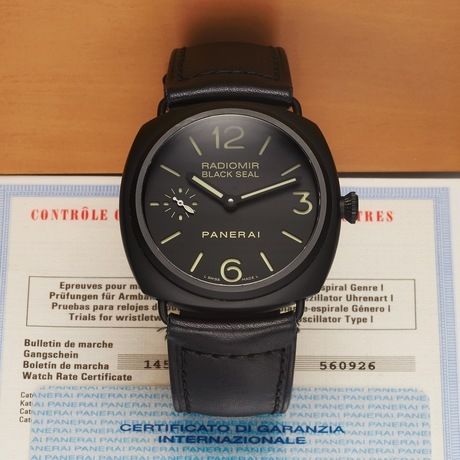 Panerai Luminor Black Seal second hand prices