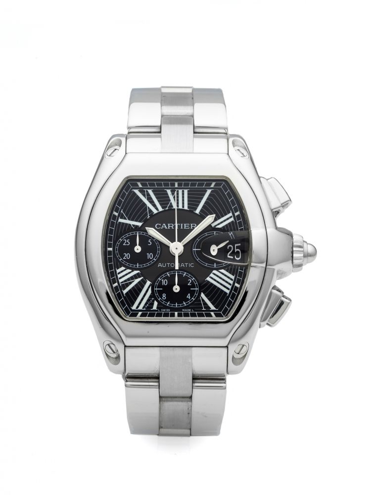cartier roadster chronograph automatic ref 2618