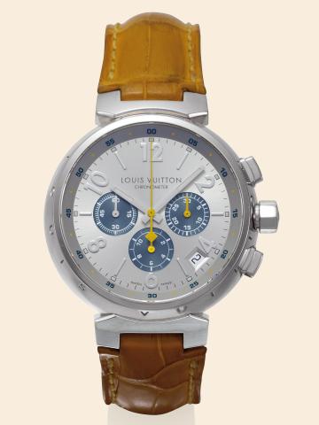LOUIS VUITTON, TAMBOUR LV 277 LV CUP WHITE GOLD AUTOMATIC