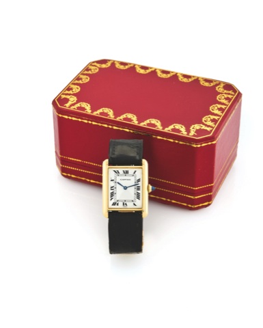 Cartier Tank Louis RARE 1960 Paris 18k Gold Folding Clasp for