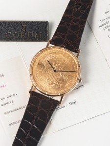 Corum 20 Coin Watch second hand prices