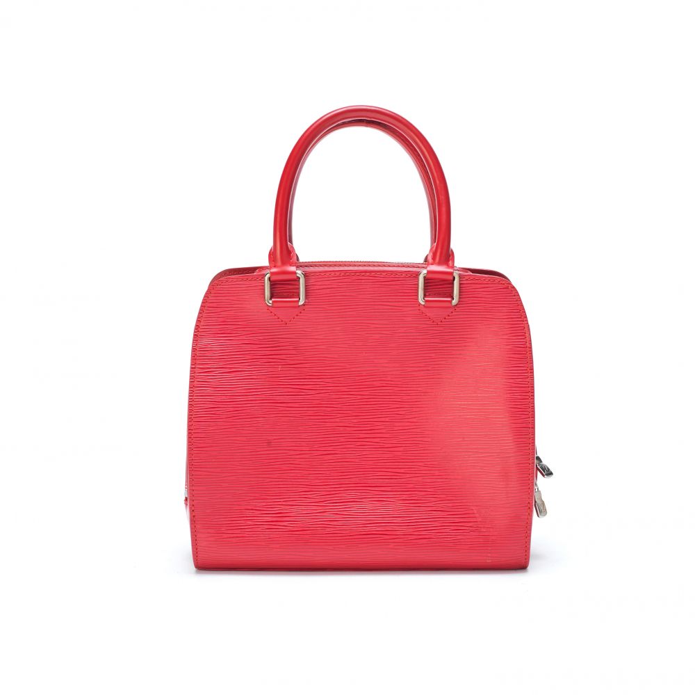Sold at Auction: Louis Vuitton, Louis Vuitton Red Epi Leather Pont-Neuf  Handle Bag