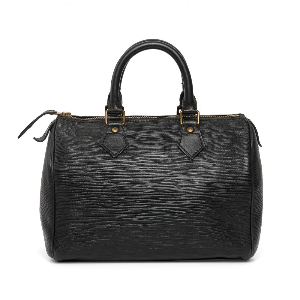 Louis Vuitton Speedy 25 in Black Epy Leather For Sale at 1stDibs  lv  speedy 25, louis vuitton speedy 25 price, speedy louis vuitton 25
