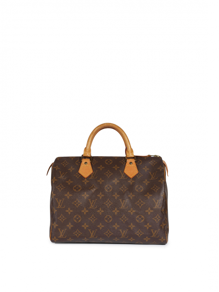 PRELOVED Louis Vuitton Speedy 25 Monogram Bandolier Bag MB2199