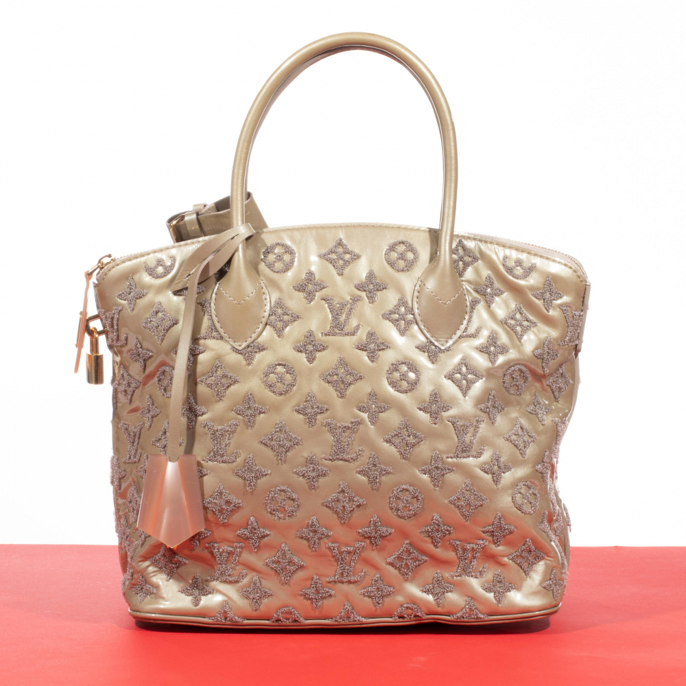 Louis Vuitton Grey Crocodile Limited Edition Lockit PM Bag Louis Vuitton