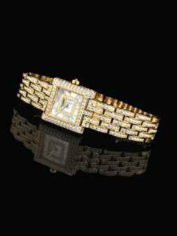 Patek Philippe Gondolo 18K Gold Diamond Mop Ladies Watch 4874