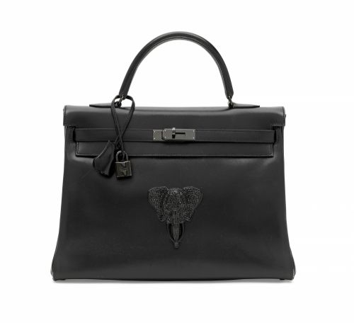 Hermes kelly hotsell so black 32cm