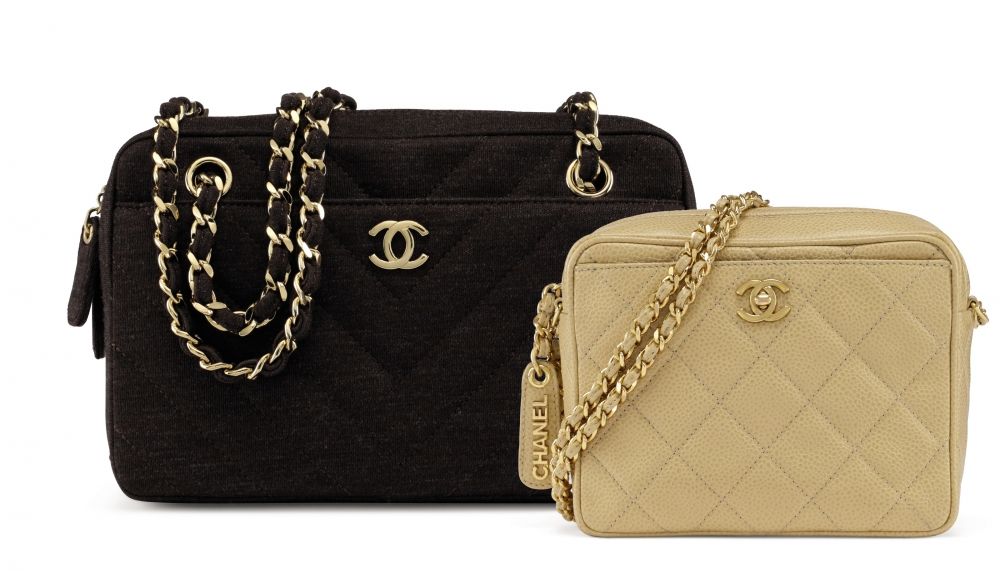 chanel camera bag caviar