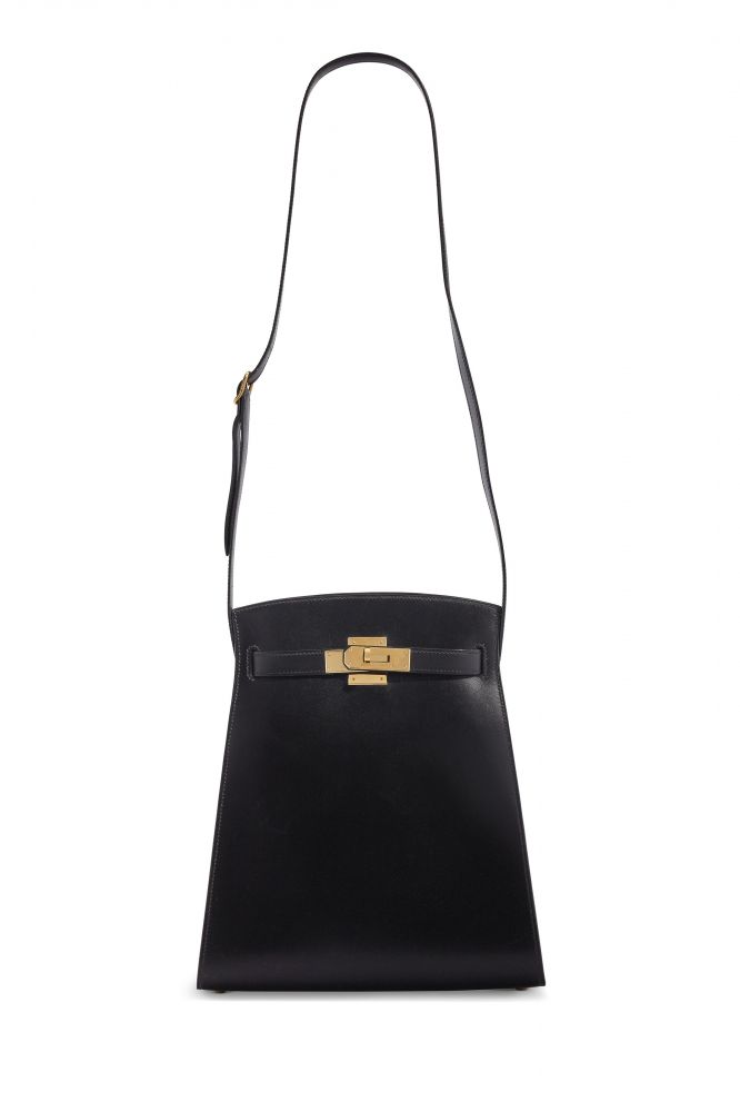 Black and Gold Ardennes Kelly Sport 29 Gold Hardware, 1992, Handbags &  Accessories, 2022