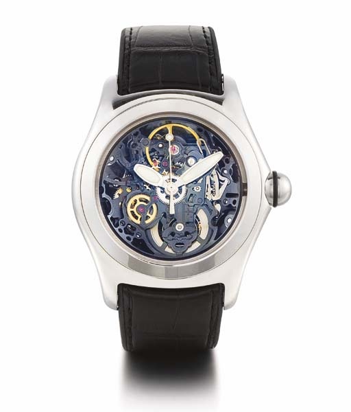 Corum bubble skeleton watch on sale price