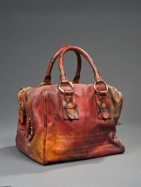 Louis Vuitton Richard Prince Mancrazy Jokes L.E. Top Handle Bag