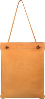 Aline leather handbag Hermès Burgundy in Leather - 33251988