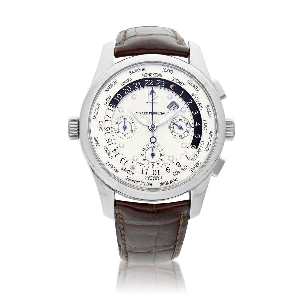 Girard Perregaux Ww.Tc Heures Du Monde Ref. Girard Perregaux