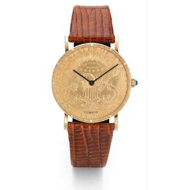 Corum Coin Watch second hand prices