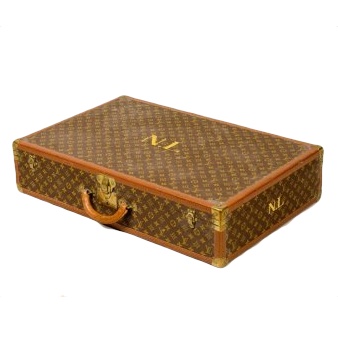 Bonhams : Louis Vuitton a Monogram Bisten Hardsided Case c.1960s